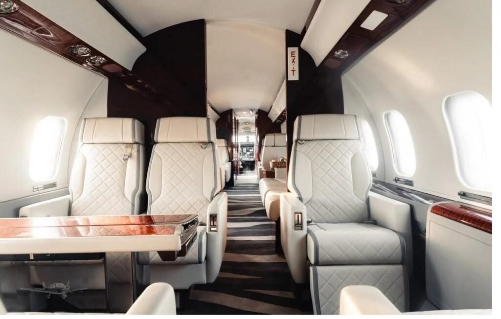 jet plane cabin interior