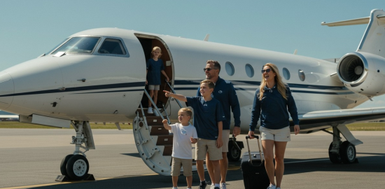 Generic family walking off jet - navy blue (1)